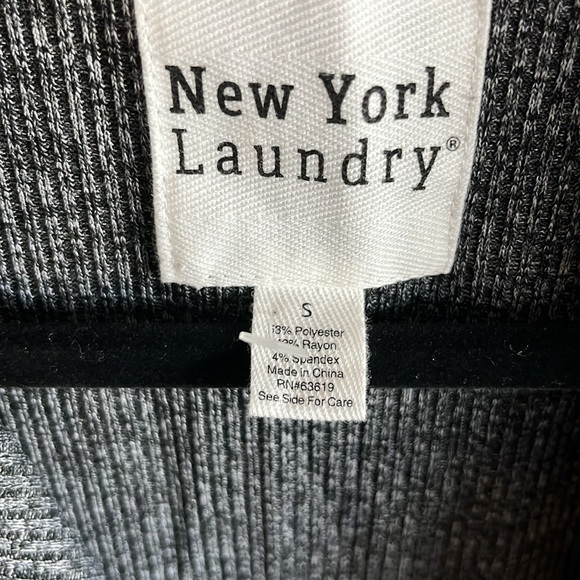 New York Laundry Cozy Chic Open/Drape Front Ribbed Cardigan Size S - Picture 10 of 10